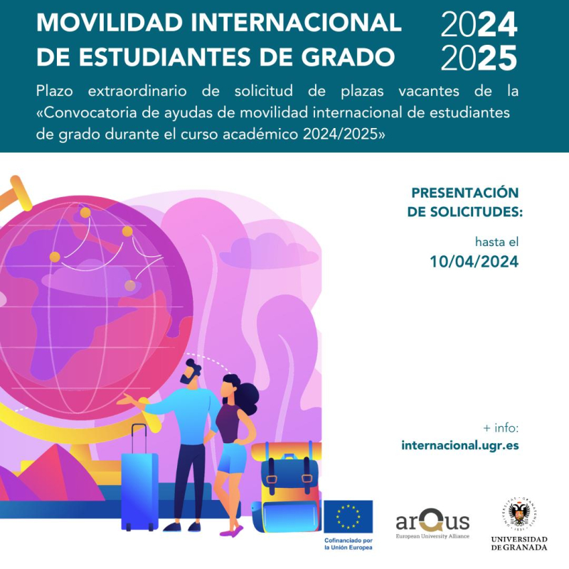 Convocatoria de plazas de movilidad internacional para estudiantes. Convocatoria de plazas de movilidad internacional para estudiantes.