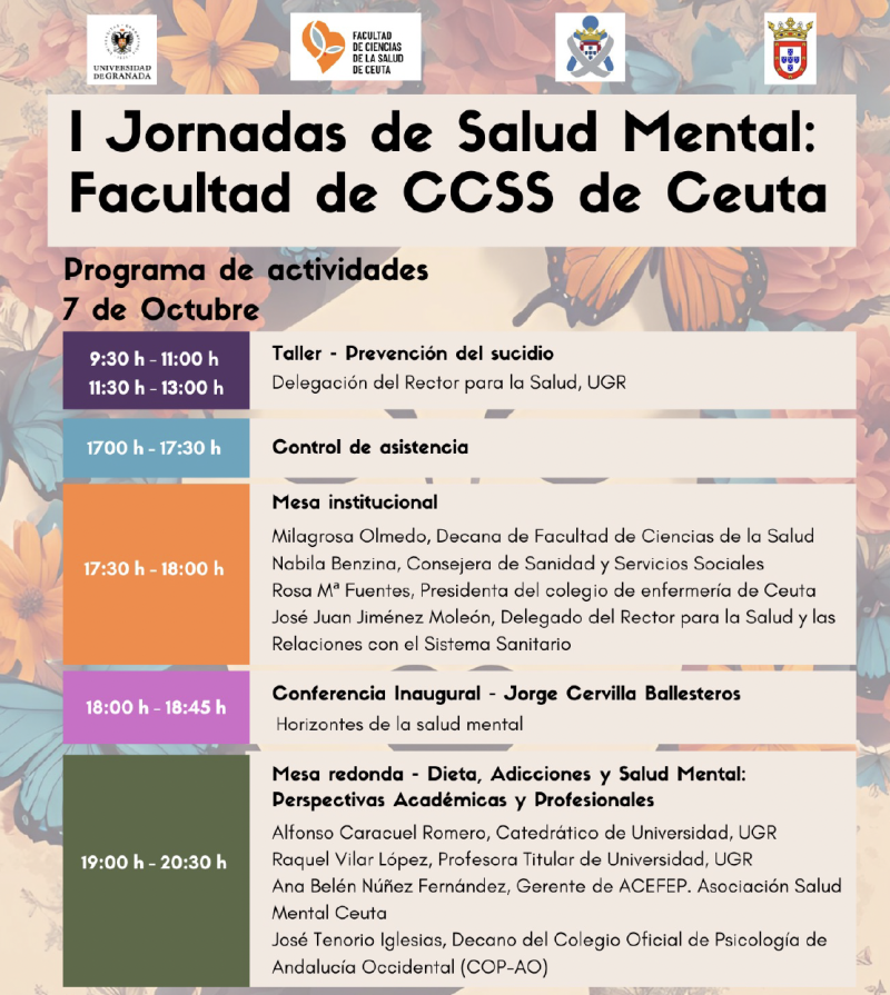 I Jornadas de Salud Mental I Jornadas de Salud Mental