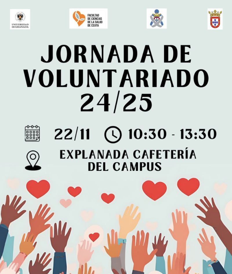 Jornada de Voluntariado en la Facultad de Ciencias de la Salud de Ceuta Jornada de Voluntariado en la Facultad de Ciencias de la Salud de Ceuta
